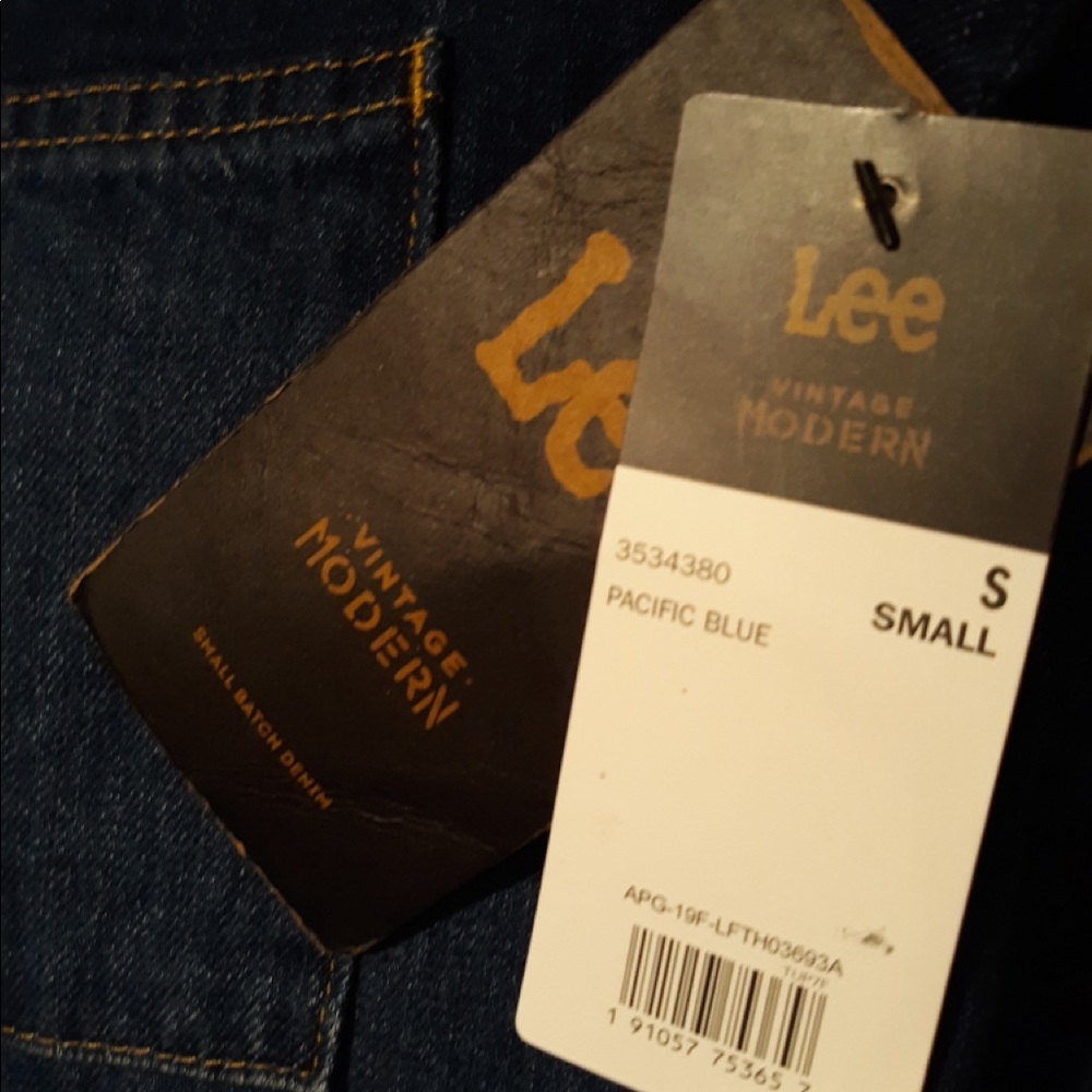 NWT Free People LEE Union Coverall Pacific Blue - Picture 4 of 11